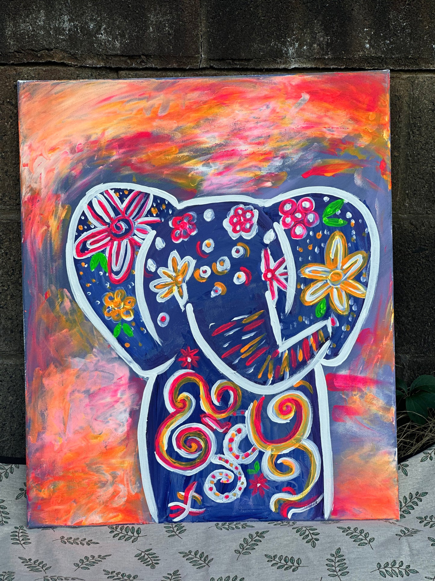 Groovy Elephant - Original