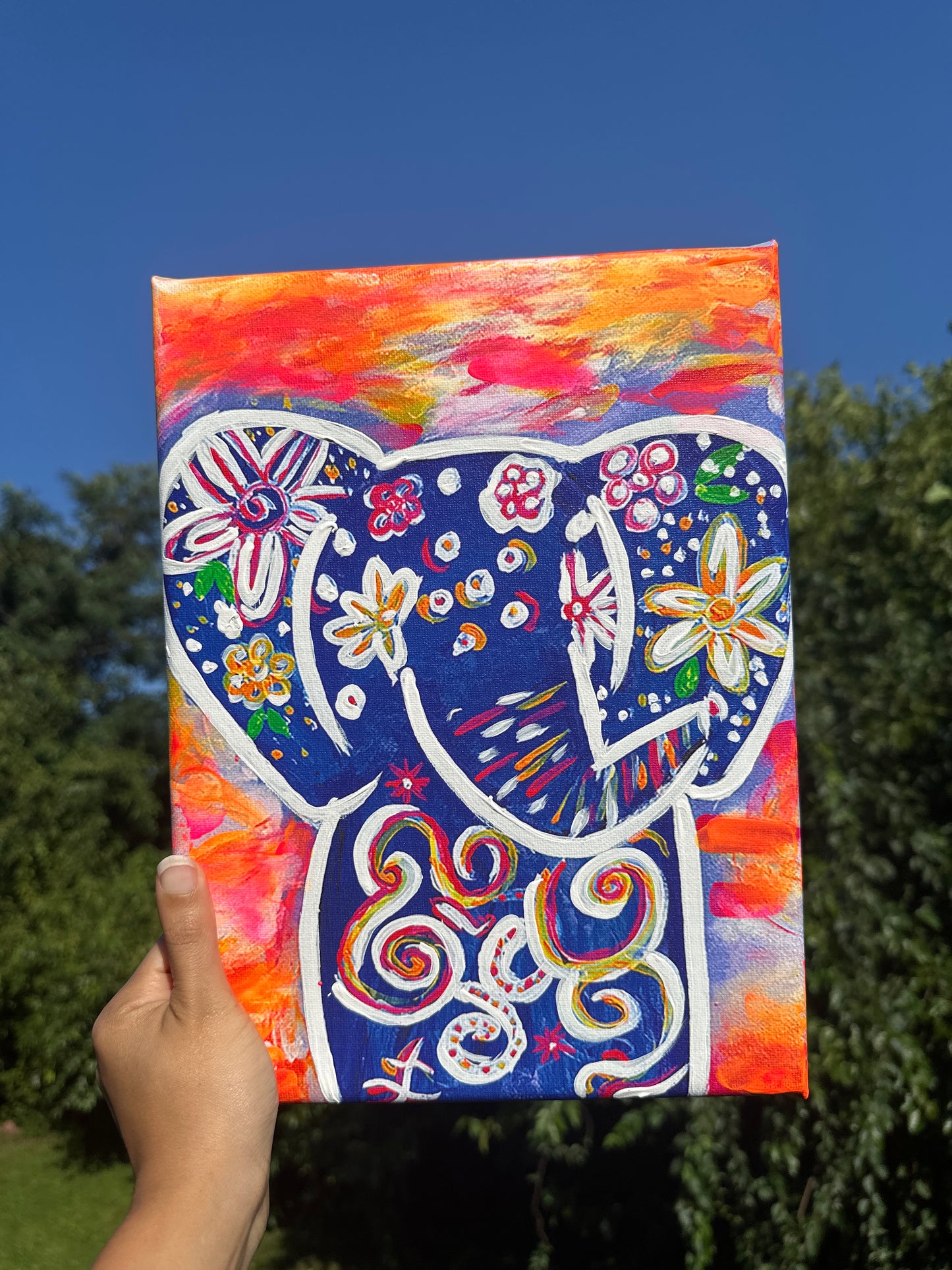 Groovy Elephant - Canvas Print